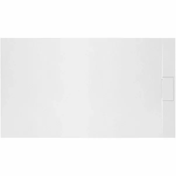 Cadita dus dreptunghiulara alb Rea Bazalt 80x120 cm [1]