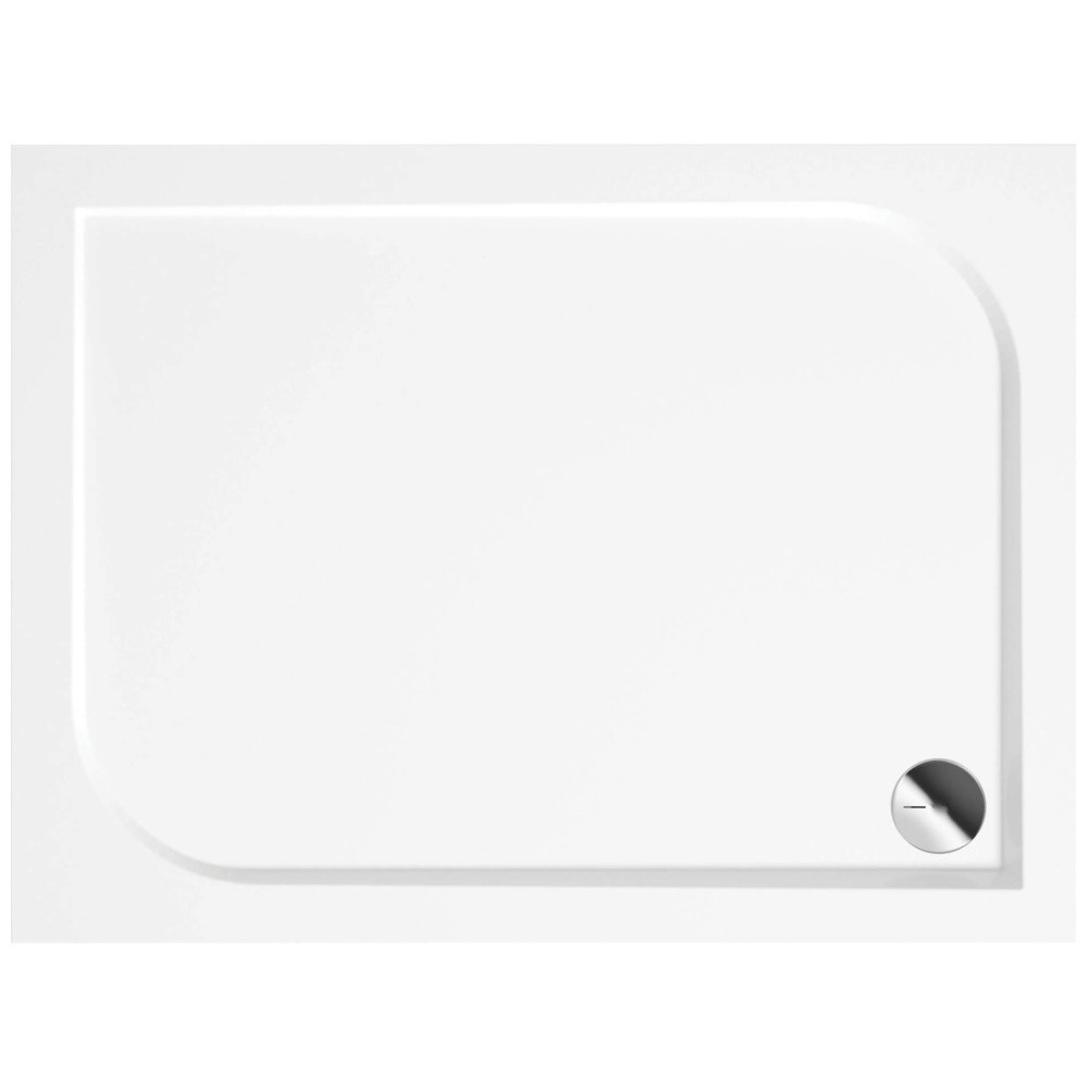 Cadita dus dreptunghiulara Deante Cubic alb 90x120 cm [2]