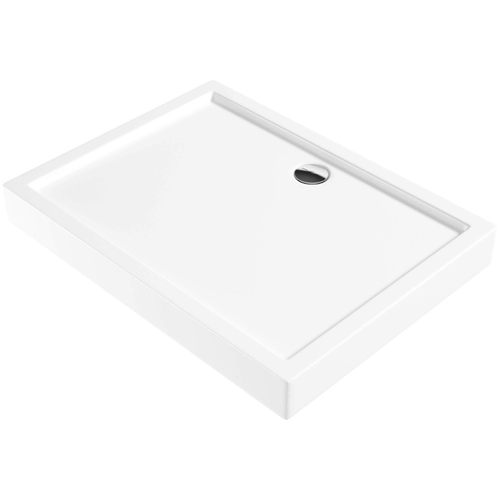 Cadita dus dreptunghiulara Deante Jasmin Plus alb 100x90 cm [1]