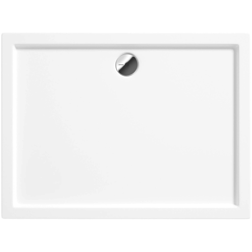 Cadita dus dreptunghiulara Deante Jasmin Plus alb 120x80 cm [2]