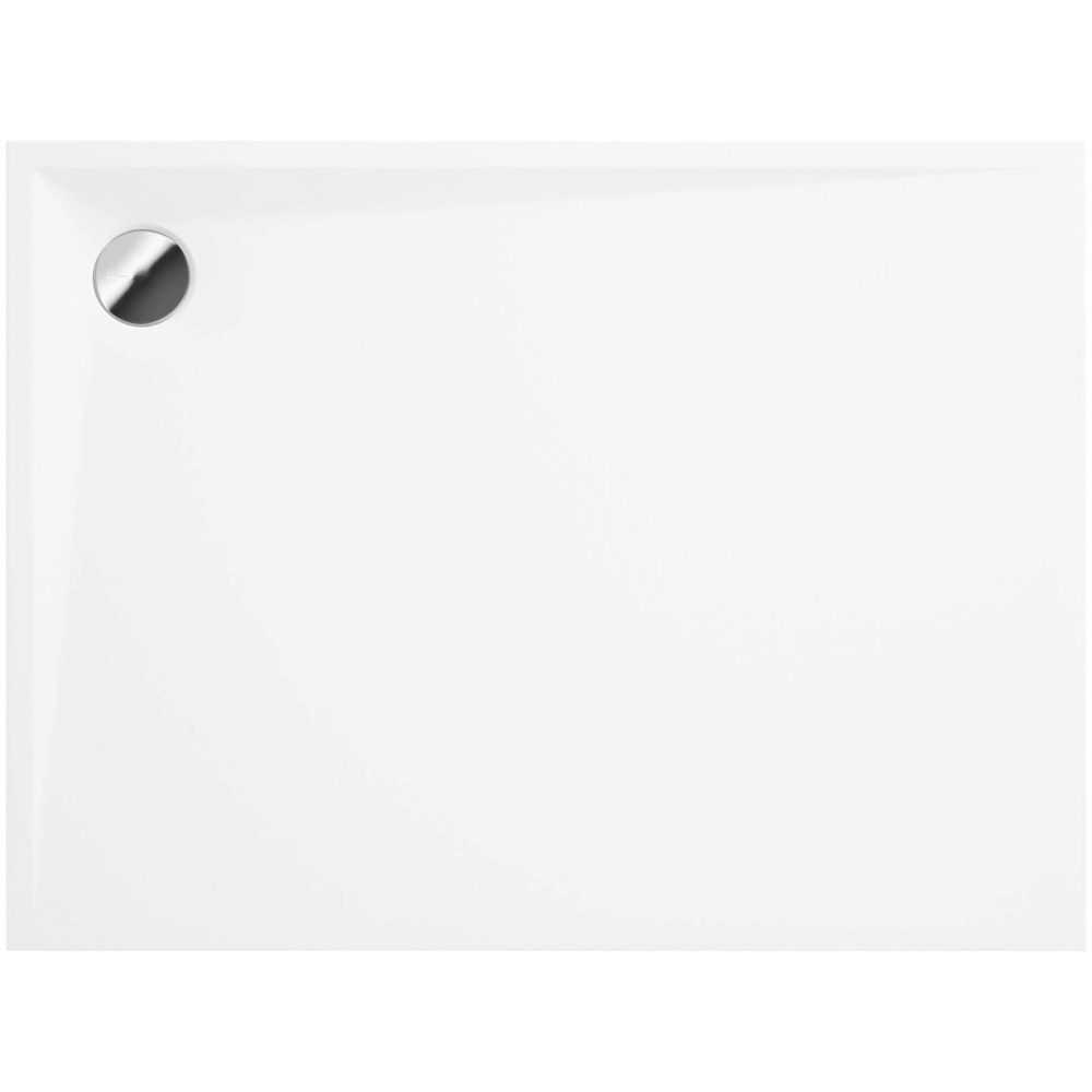 Cadita dus dreptunghiulara Deante Kerria Plus alb 100x90 cm [2]