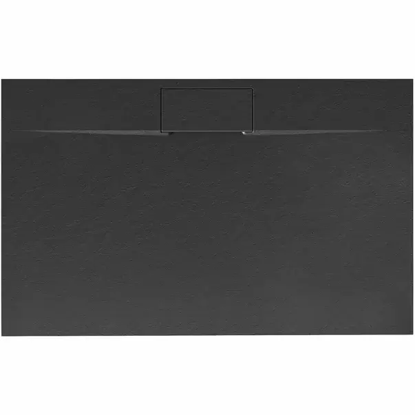 Cadita dus dreptunghiulara negru Rea Bazalt Long 80x100 cm [1]