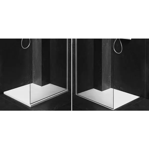 Cadita dus dreptunghiulara negru Rea Bazalt Long 80x120 cm [7]