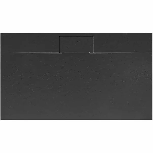 Cadita dus dreptunghiulara negru Rea Bazalt Long 80x120 cm [1]