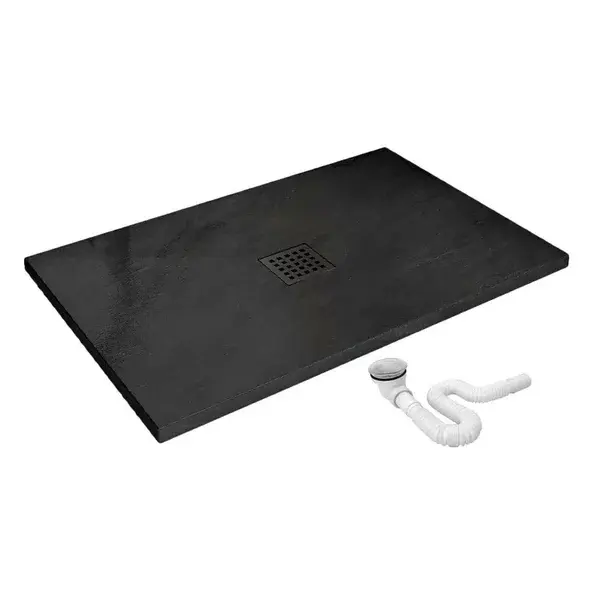 Cadita dus dreptunghiulara Rea Rock 80x100 negru [4]