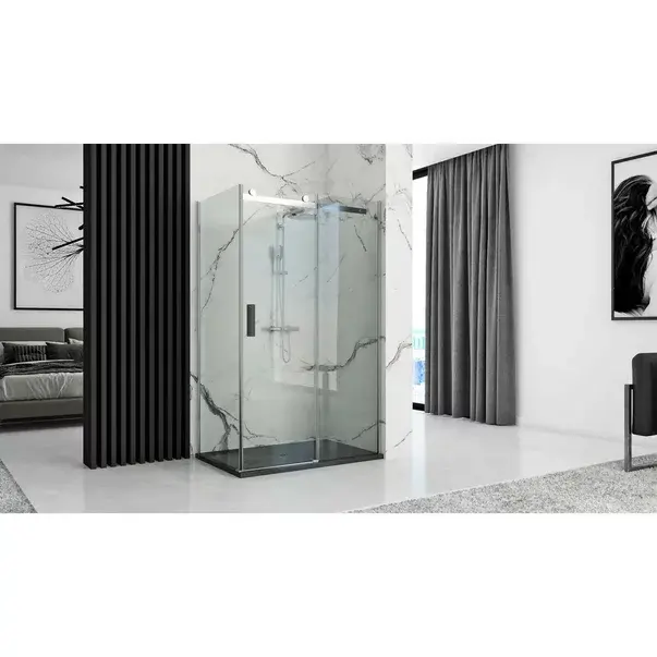 Cadita dus dreptunghiulara Rea Rock 80x100 negru [6]