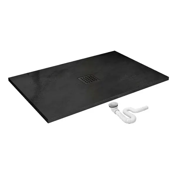 Cadita dus dreptunghiulara Rea Rock 80x120 negru [4]
