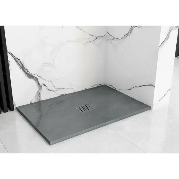 Cadita dus dreptunghiulara Rea Rock 90x120 gri [5]