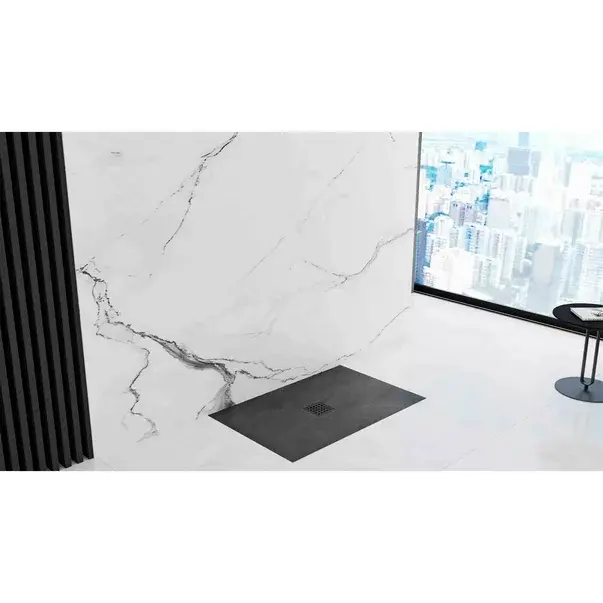 Cadita dus dreptunghiulara Rea Rock 90x120 negru [3]