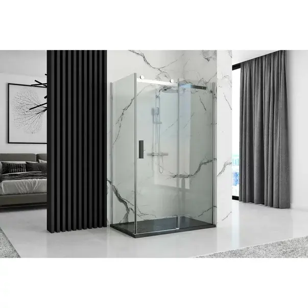Cadita dus dreptunghiulara Rea Rock 90x120 negru [6]