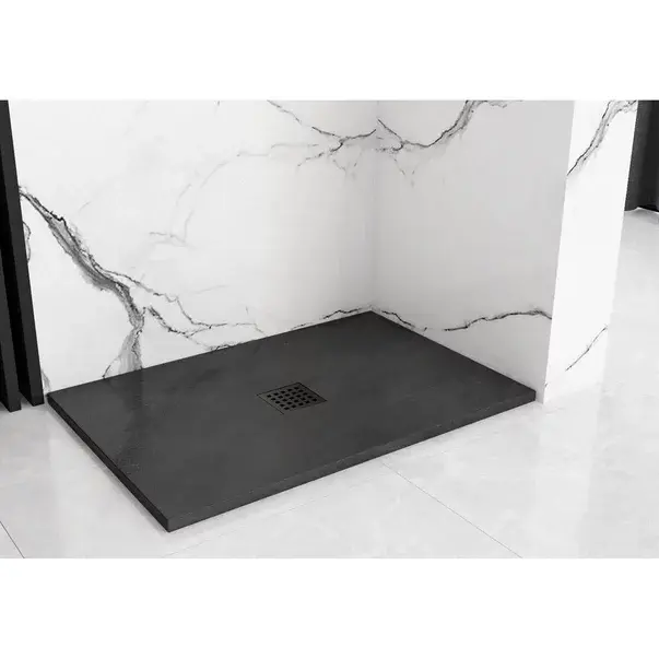 Cadita dus dreptunghiulara Rea Rock 90x120 negru [5]