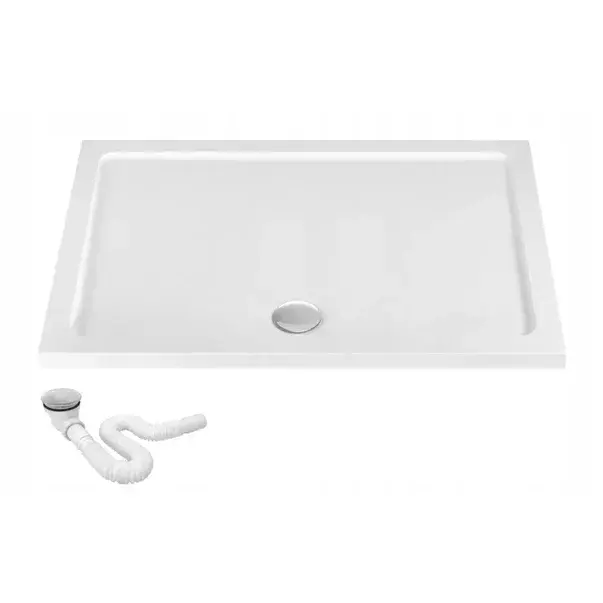 Cadita dus dreptunghiulara Rea Savoy 80x100 alb [1]
