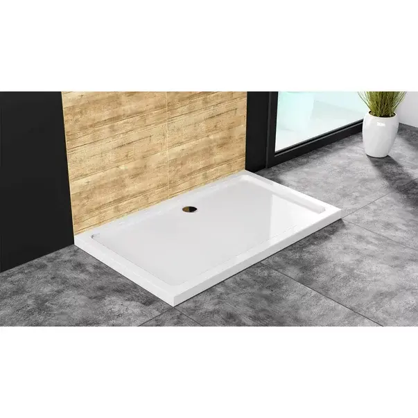 Cadita dus dreptunghiulara Rea Savoy 80x100 alb [3]