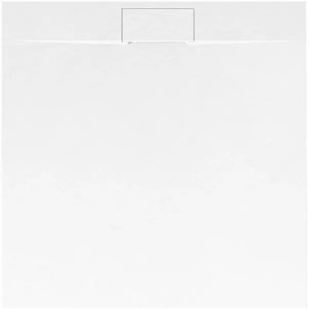 Cadita dus patrata alb Rea Bazalt 90x90 cm [1]