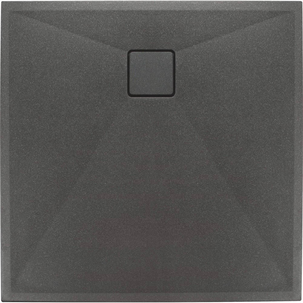 Cadita dus patrata Deante Correo antracit metalic 90x90 cm [1]