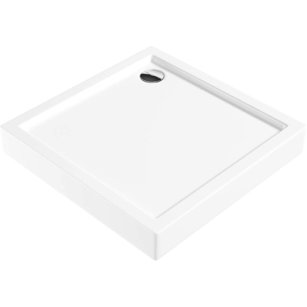 Cadita dus patrata Deante Jasmin Plus alb 80 cm [1]