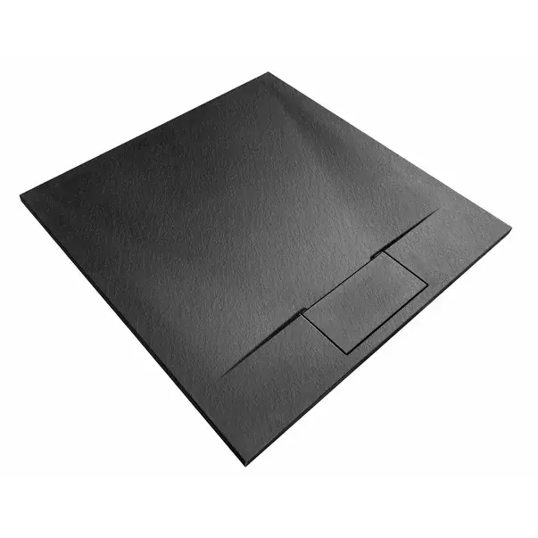 Cadita dus patrata negru Rea Bazalt 90x90 cm [5]
