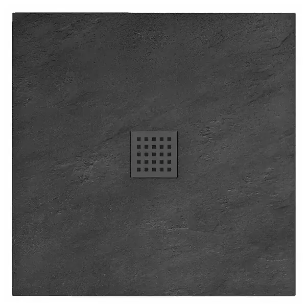Cadita dus patrata Rea Rock 90x90 negru [1]