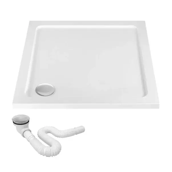 Cadita dus patrata Rea Savoy 80x80 alb [1]