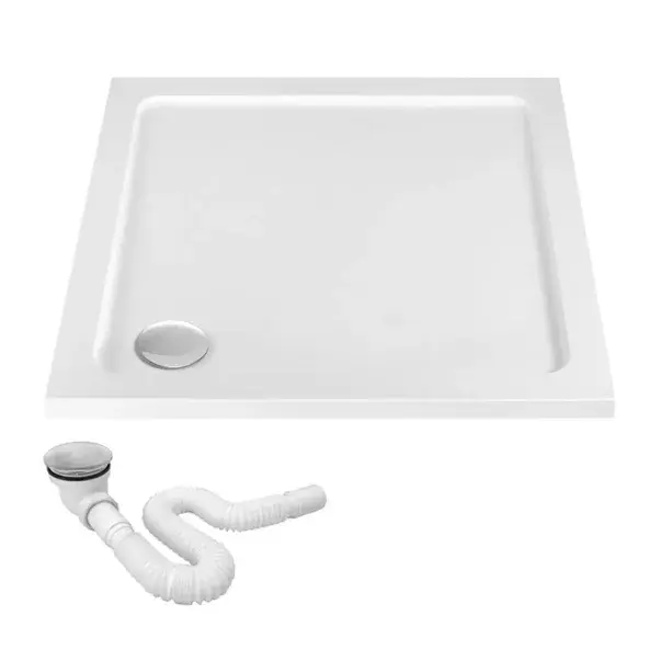 Cadita dus patrata Rea Savoy 90x90 alb [1]
