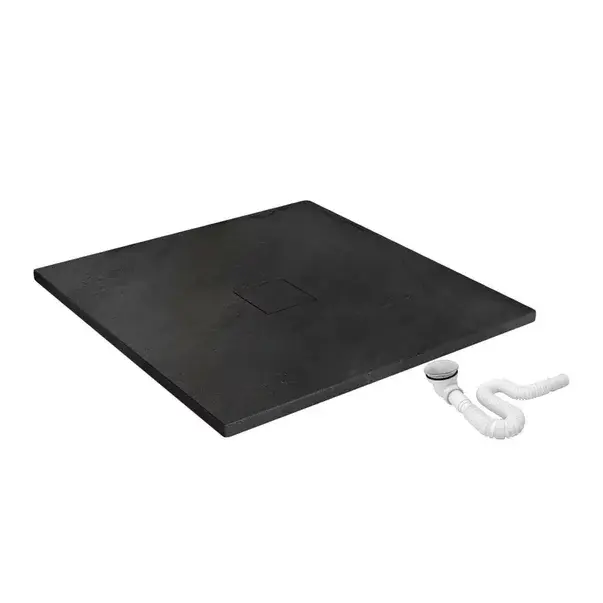 Cadita dus patrata Rea Stone 90x90 negru [4]