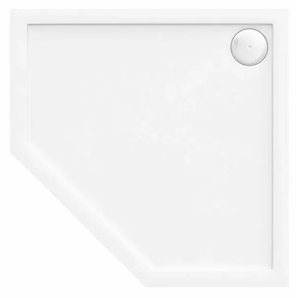 Cadita dus Rea Diamond 90x90 cm alb [3]