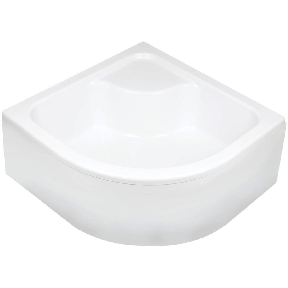 Cadita dus semirotunda Deante Deep alb 80x80 cm [1]