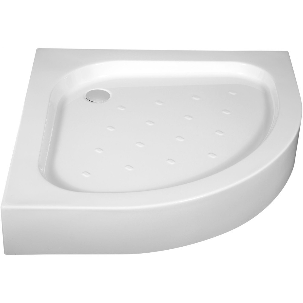 Cadita dus semirotunda Deante Funkia alb 90 cm [2]