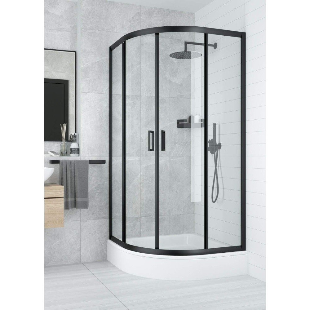 Cadita dus semirotunda Deante Plus II alb 80 cm [2]