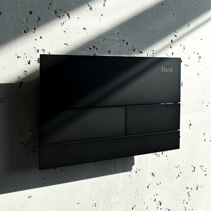 Cadru WC încastrat K011A-Q Rea cu buton T negru [8]