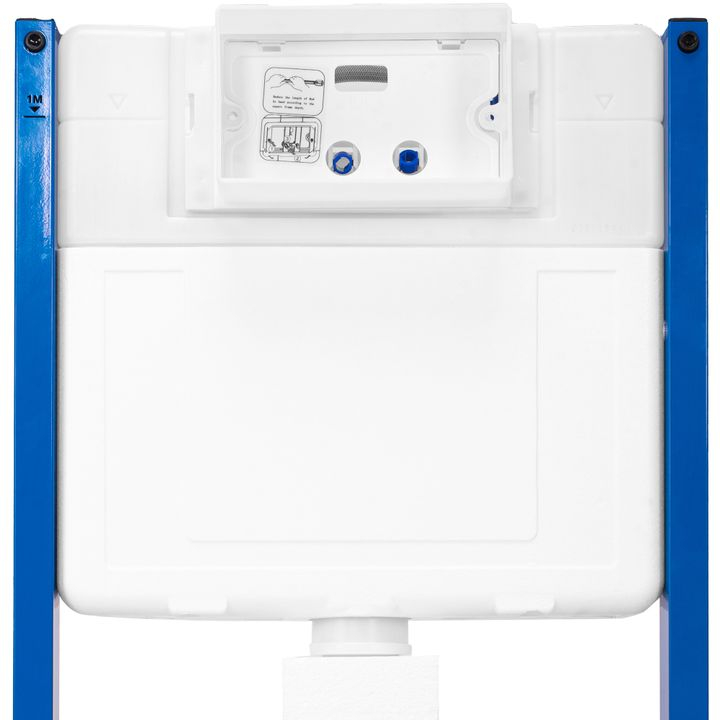 Cadru WC încastrat Rea cu buton H  Auriu [7]