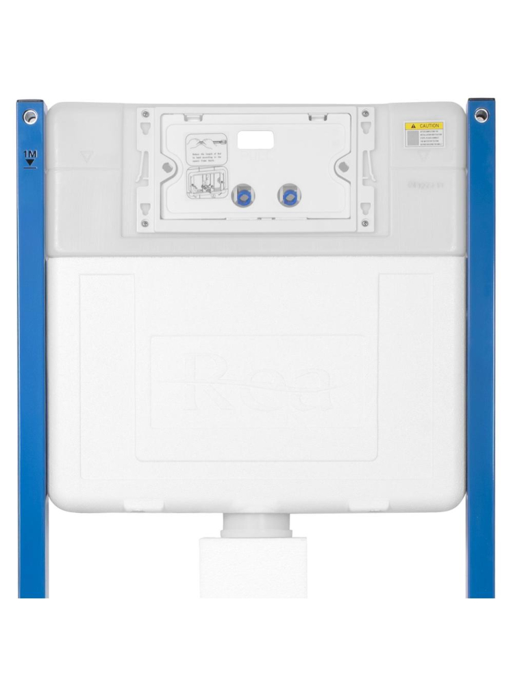 Cadru WC încastrat Rea cu buton I auriu periat [6]