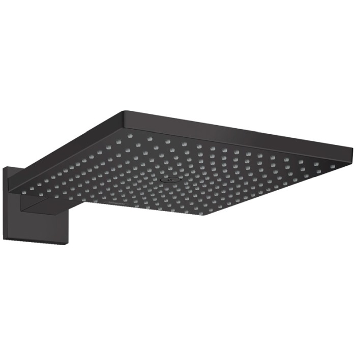 Cap de dus cu brat, Hansgrohe, Raindance E, Negru mat [1]