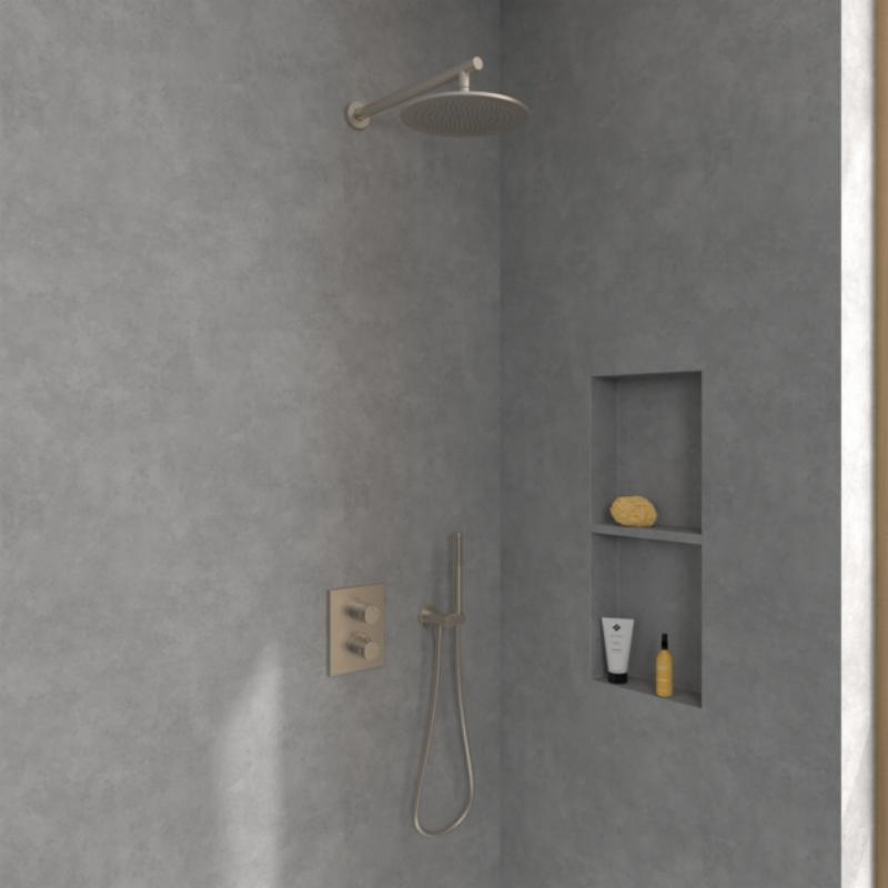 Cap de duș Villeroy&Boch, Universal Showers, Ø25 cm, bruhsed nickel [2]