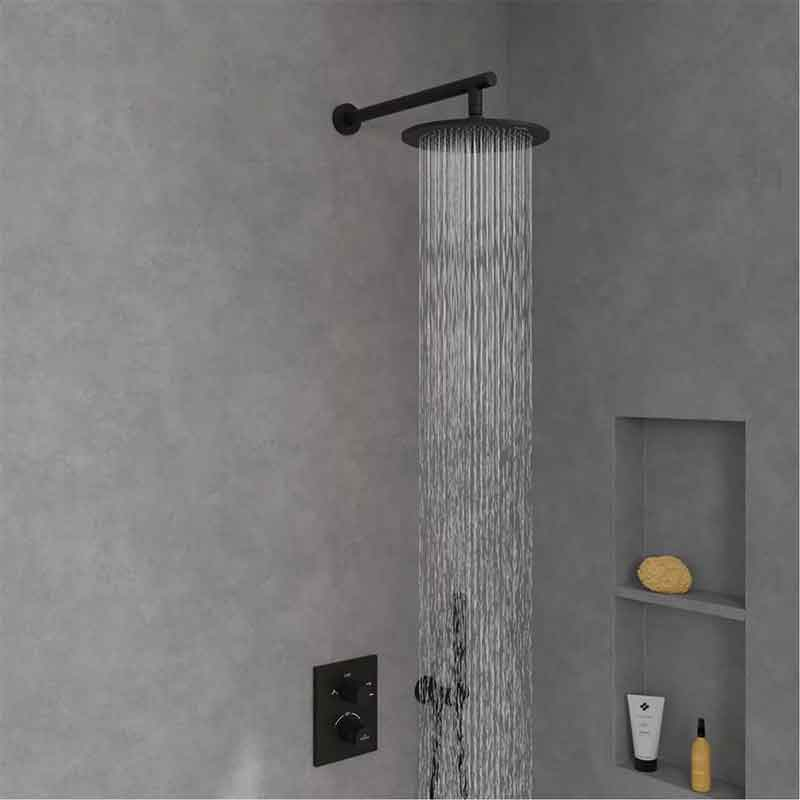 Cap de duș Villeroy&Boch, Universal Showers, Ø25 cm, negru mat [4]