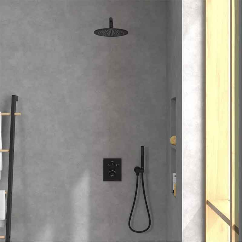 Cap de duș Villeroy&Boch, Universal Showers, Ø25 cm, negru mat [5]