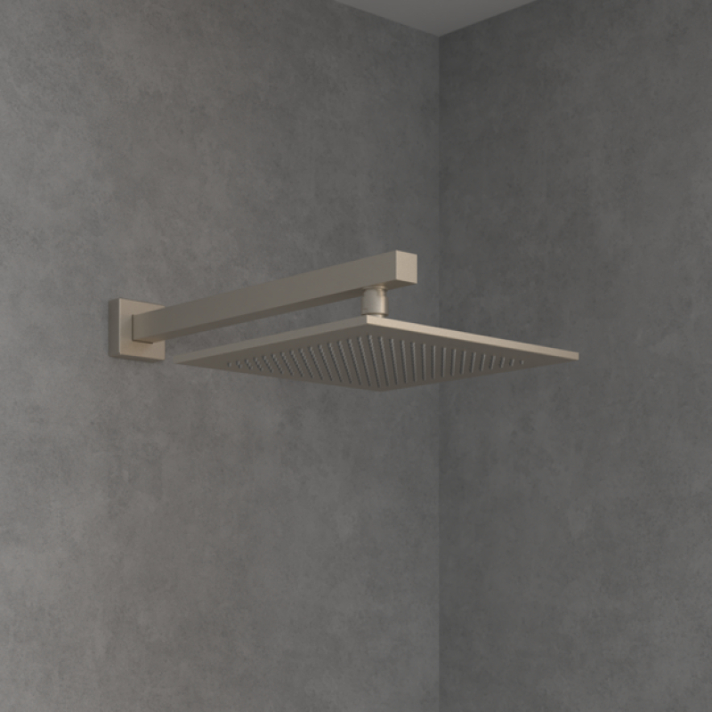 Cap de duș Villeroy&Boch, Universal Showers, pătrat, 25 x 25 cm, brushed nickel [2]