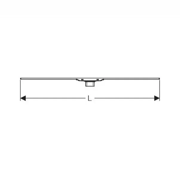 Capac pentru rigola de dus Geberit CleanLine20 30-90 cm metal lucios [4]