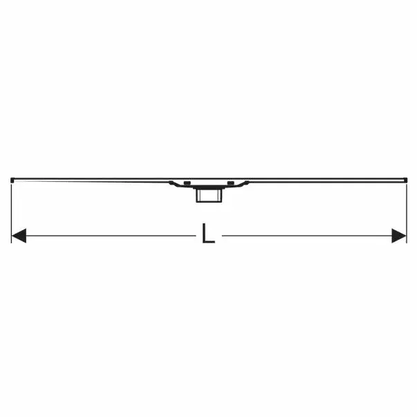 Capac pentru rigola Geberit CleanLine20 30-130 cm otel inoxidabil [3]