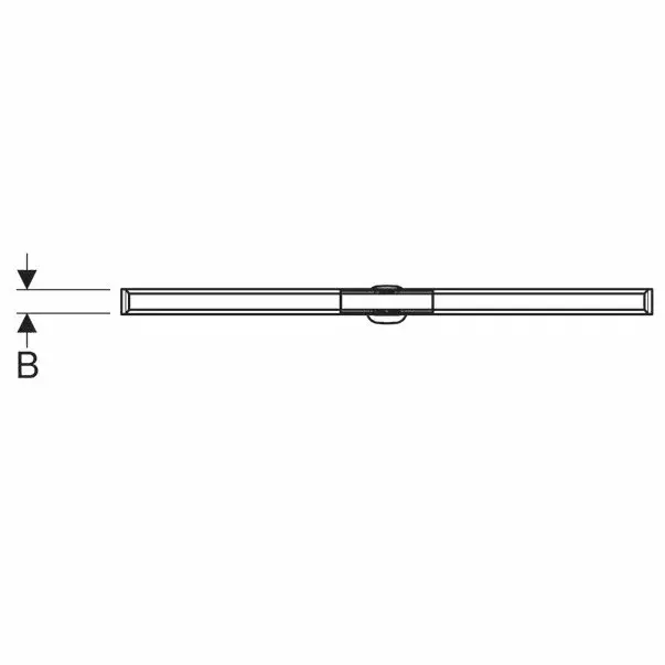 Capac pentru rigola Geberit CleanLine20 30-160 cm otel inoxidabil [3]