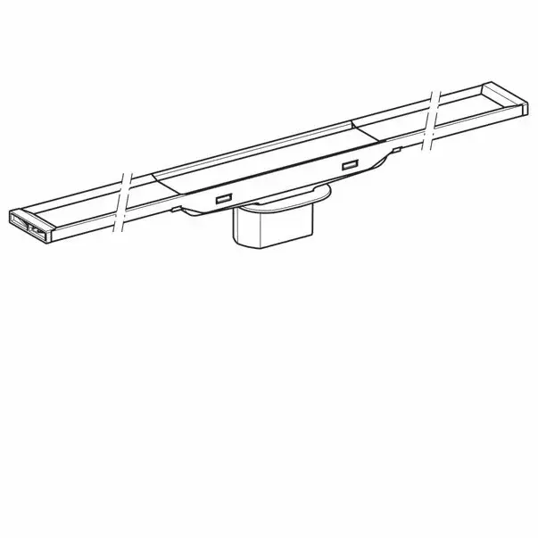 Capac pentru rigola Geberit CleanLine20 30-160 cm otel inoxidabil [2]