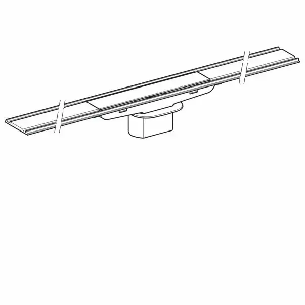 Capac pentru rigola Geberit CleanLine60 30-90 cm crom otel inoxidabil [2]
