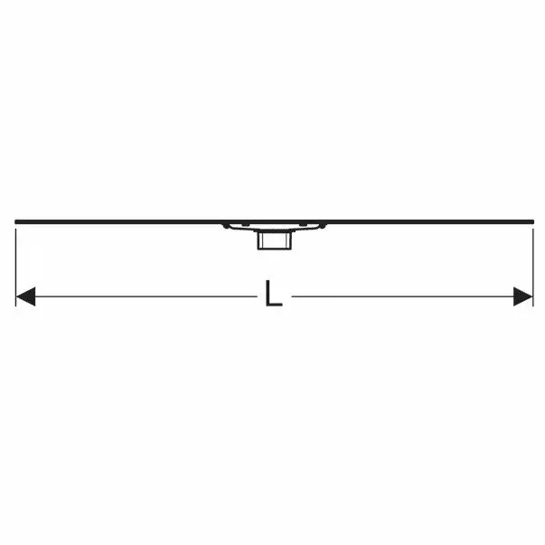 Capac pentru rigola Geberit CleanLine60 30-90 cm crom otel inoxidabil [4]