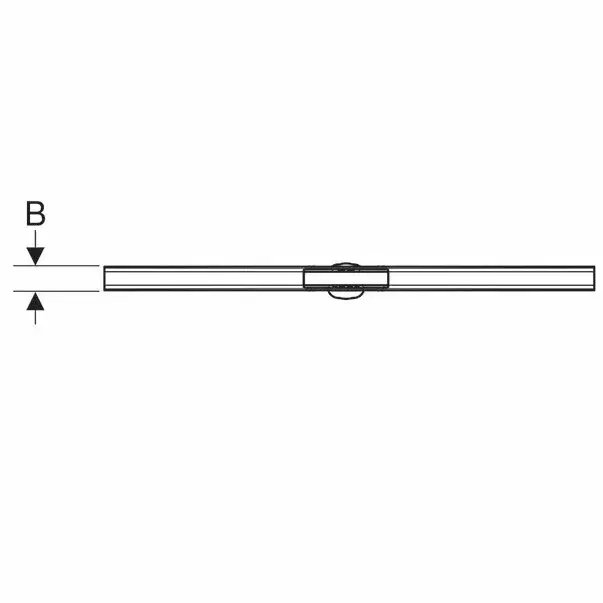 Capac pentru rigola Geberit CleanLine80 30-90 cm champagne [5]