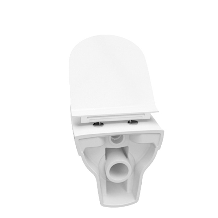 Capac WC Cersanit, City, slim, duroplast cu Soft-Close si Easy Off,alb [2]