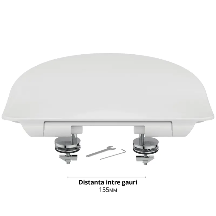 Capac WC din duroplast, Ideal Standard I.Life A T467601, cu inchidere lenta [2]