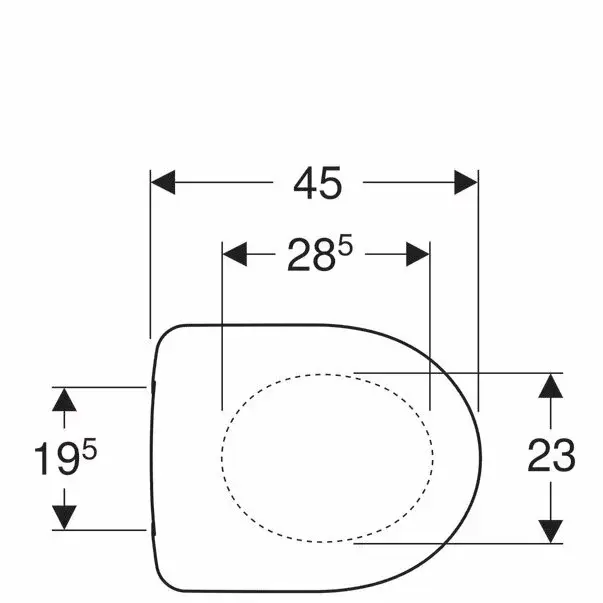 Capac wc Geberit Selnova inchidere normala [4]