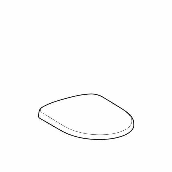 Capac wc Geberit Selnova inchidere normala balamale plastic [2]