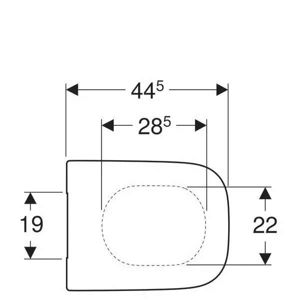 Capac wc Geberit Selnova Square cu inchidere normala [4]