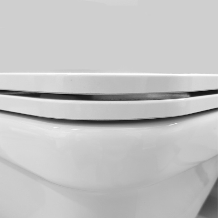 Capac WC Hatria, Erika Pro Q, cu quick release si soft close, alb [2]